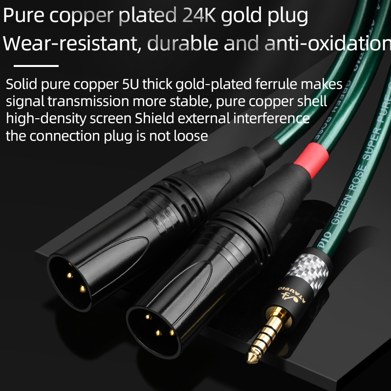 ATAUDIO HIFI 4,4 mm macho bala - Audio Splitter Y avaliação e preço