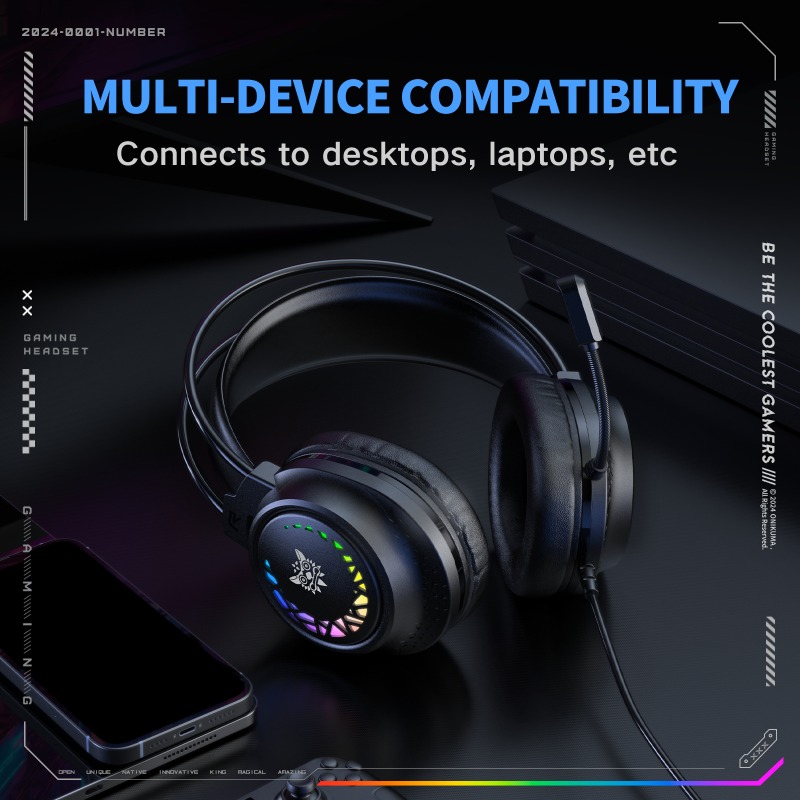 Fone de Ouvido Gamer ONIKUMA X - Gaming Headset Rgb avaliação e preço