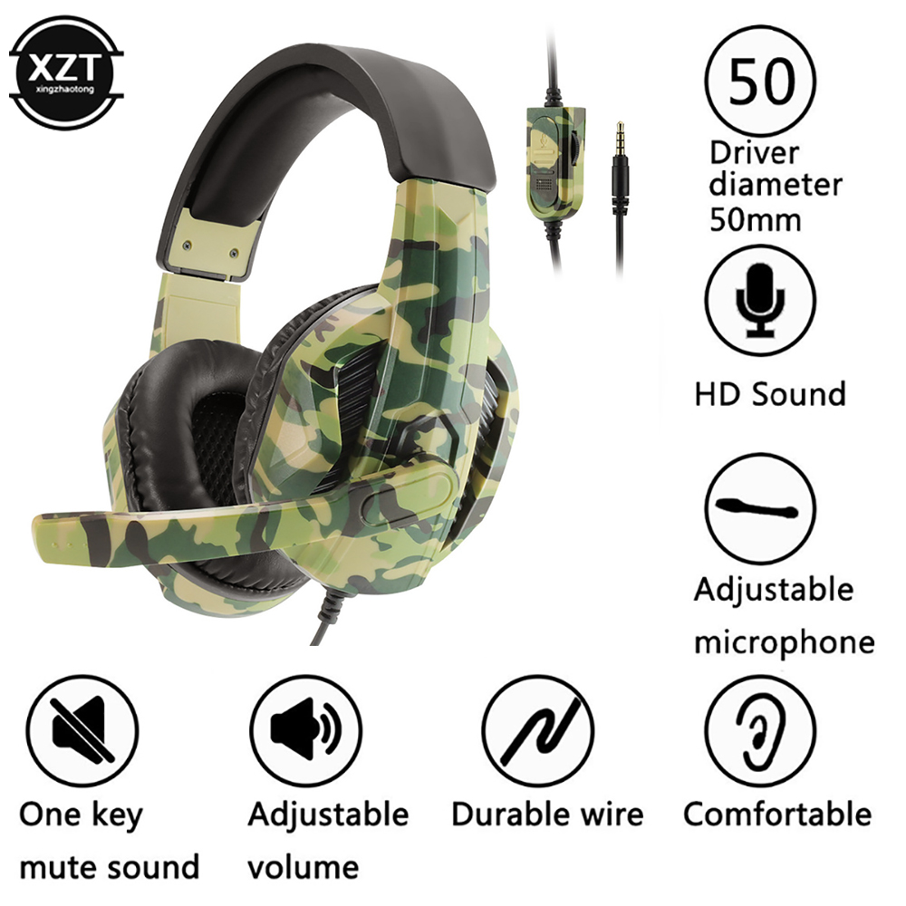 Camuflagem gaming headset 3.5m - Gaming Headset Rgb avaliação e preço